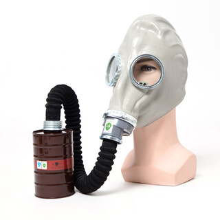 Tangfeng gas mask chemical toxic gas fire mask anti-organic gas mask fire escape mask gas mask for spray painting respiratory mask mask + catheter + no. 3 filter tank