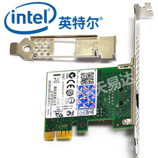 英特尔（Intel） I210-T1以太网服务器网卡I210T1BLK千兆I210单口PCIE网卡 I210T1BLK