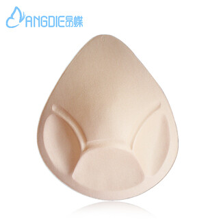 Angdie prosthetic breast sponge pad mold cup bra adjustable underwear extended buckle three-breasted sponge pad l size/pair