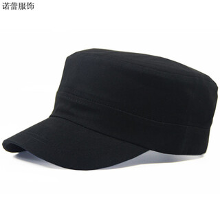 Nozhi meng simple baseball cap flat top fashionable men and women casual solid color peaked cap wearable in all seasons nm332 bare black one size adjustable