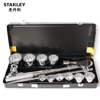 Pickup cat 15 pieces 19mm series metric tool box set 9194323c socket ratchet wrench repair set repair set