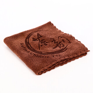 Quandu water-absorbent pot towel tea ceremony tea towel thickened water-absorbent towel tea set tea set accessories brown-tea yun
