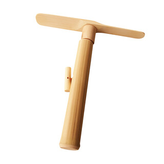 小鸡啄米竹蜻蜓竹子木质木头童年男孩传统怀旧手搓户外儿童会飞玩具礼物- 拉线版1个 送备用叶片1个