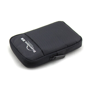 Lanshuo multifunctional digital bag mobile hard drive bag 2.5-inch box storage bag black soft bag black