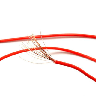 Taotimeclub red rv0.5 square cable power cord/multi-stranded copper core wire/multi-core soft copper wire 1 meter