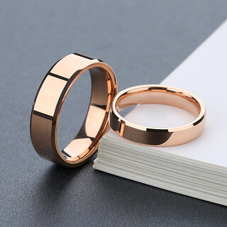 Peifeite rose gold ring men's ring couple ring men's ring trendy single ring tail ring engraved index finger ring large size fashion wedding ring women's - national standard no. 09-25 order remarks size