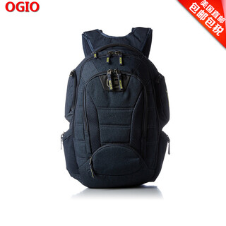 Ogio backpack for men and women, casual sports 17-inch laptop bag, travel luxury brand, navy blue