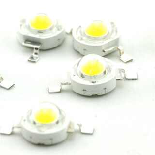 Taotimeclub four gold wire white light lamp beads 1w pure white lamp white high power led 80-90lm