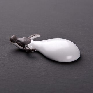 Simple calf tea pet ornaments can cultivate zen mood, decorative tea toys, creative personalized handmade tea treasures, fortune-enhancing accessories, household kung fu tea sets, ruyao little buffalo tea pet