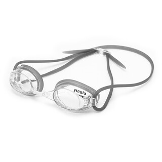 Yingfa racing anti-fog swimming goggles, competition training goggles, small frame to reduce resistance y570af y570af-02 black transparent lens