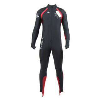 Yingfa (yingfa) full body one-piece, men's and women's sunshade, waterproof mother's clothing, snorkeling suit, swimsuit, wetsuit, men's jellyfish suit-1 black and red xxl