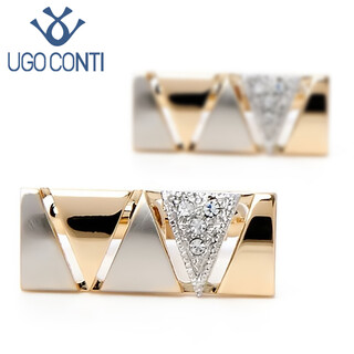 Ugo contiugo counter original 14k rose gold cufflinks men's light luxury business french shirt cuffs cuff nails advanced