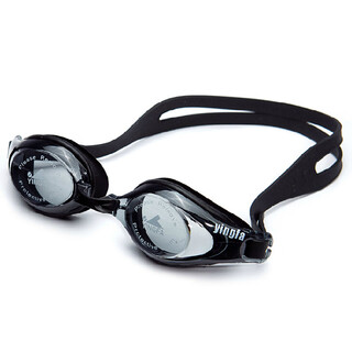 Yingfa yingfa swimming goggles hd large frame anti-fog men's and women's swimming goggles black