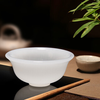 Tianxia yujia jade jade bowl desktop ornaments home living room restaurant decoration crafts blessing gifts gift box jade bowl