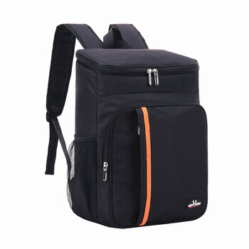 Asy backpack insulated shoulder bag picnic backpack shoulder insulated bag outdoor ice bag leak-proof picnic bag refrigerated insulated box black