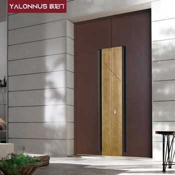 Yuelongmen intelligent armored door system door fingerprint code lock anti-theft door entry door porch customized carved aluminum door xt512 non-standard customized size contact customer service