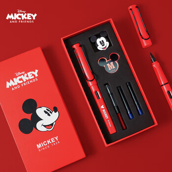 Disney teacher's day gift stationery pen mickey gift box primary school students 4-6 grade stationery set positive posture calligraphy calligraphy learning supplies stationery gift box children's birthday gift
