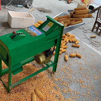 Jiujuhe customized thickened new agricultural fully automatic corn thresher, corn thresher, household small corn thresher, new upgraded thresher 48 copper wire motor