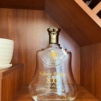 Foreign wine bottle empty bottle 3 pounds luo jue zunhao xo original empty bottle decorative ornaments bubble wine bottle foreign wine empty bottle single bottle with single bottle with none