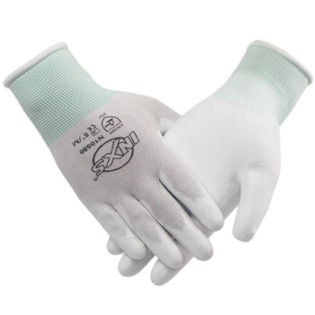 Chengliu inxs thin n10550pu coated work safety gloves wear-resistant, anti-slip, screw-tightening and breathable