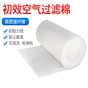 Baijian industrial purification air filter cotton primary effect filter cotton g3g4 filter dustproof cotton fan filter spot wholesale 1m*10m*10mm