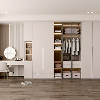 Tubao tubao easy-to-dress custom wardrobe xingfujia enf cloakroom custom entry cabinet walk-in custom decoration 22 custom cabinets + 3 wall panels