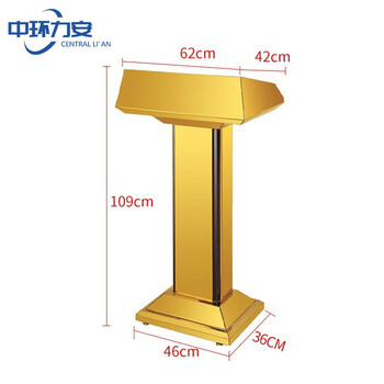 Central lian outdoor welcome desk stainless steel podium podium property registration desk security concierge desk hotel guest parking desk reception desk outdoor a small fresh titanium