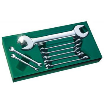 Sata tools tool holder set-10 pieces double open end and combination wrench 09904