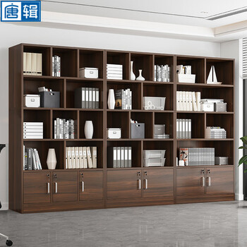 Tangji bookcase floor-standing simple storage bookshelf storage rack student bedroom combination cabinet (a+b+c combination length 240cm)