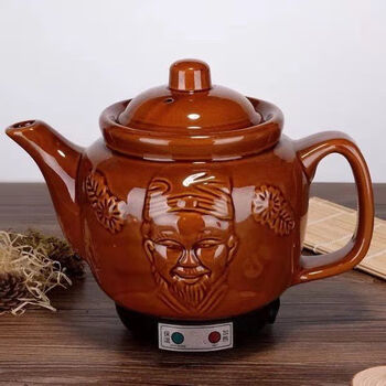 Medicine pot, chinese medicine earthenware pot, fully automatic pot for decoction, ceramic chinese medicine pot, electric pot for boiling medicine, casserole pot, health pot, medicine jar, electronic 3 liters, li shizhen, stainless steel heating element 1ml