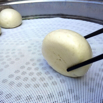 Silicone steamer mat round high temperature resistant thickened steamer cloth steamed buns steamed buns non-stick silicone drawer cloth silicone mat 2 pieces in diameter 34 cm