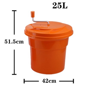 Gajabo kinder salad dehydrator dehydrator manual dryer commercial fruit and vegetable drying bucket vegetable salad water bucket 25ls339 orange large size