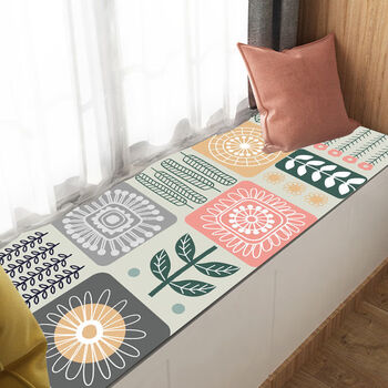 Frangomo bay window mat can be freely cut, window sill mat can be cut for all seasons, children's room can be machine washed, 5 80cm*160cm