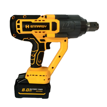 Ennaji 18v brushless rechargeable 1-inch high-torque impact wrench 5 amp hours, one charge, one charge (z series) 5 amp hours, one charge, one charge