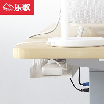 Loctek electric lift table with silent roller universal wheel cable management box heightening table hidden storage drawer special accessories cable management box white accessories
