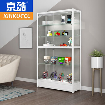 Kinkoccl dust-proof transparent glass medal honor certificate display cabinet lego model gift cabinet cosmetics certificate medal storage cabinet