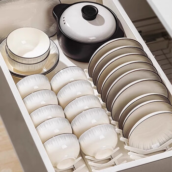 Jinghang bowls and plates nordic underglaze ceramic tableware complete bowl set simple rice bowl plate dish plate set 6 bowls 4 plates 10-piece set