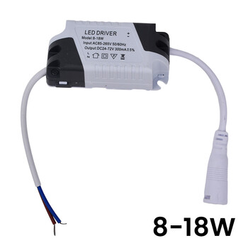 Non-isolated ultra-thin downlight driver power panel light ac85-265v transformer led driver dc female 12-18w