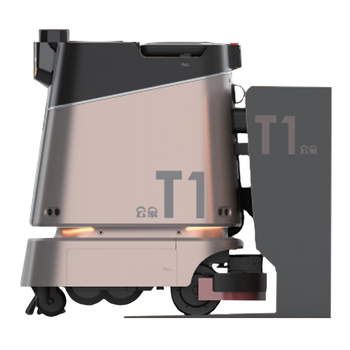 Cleaning robot t1 multi-floor cleaning floor scrubbing vacuum push sweeper shopping mall station airport large scene brown