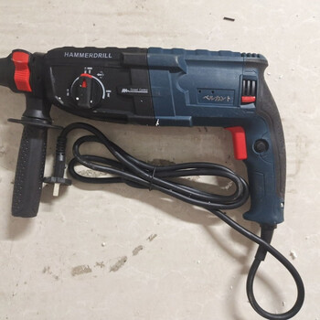 Second-hand electric hammer imported from japan, light three-purpose electric hammer, multi-purpose light impact drill, electric drill, electric hammer, electric pick, high power. japan imported 28 three-purpose electric hammer (round head)