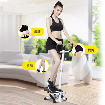 Beyzk household mini step machine hydraulic silent leg beauty machine multi-functional waist slimming machine with armrests foot machine with armrests black no drawstring