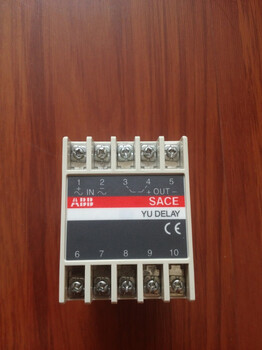 Original abb undervoltage delay relay time delay device -yu 220/250v e1/6