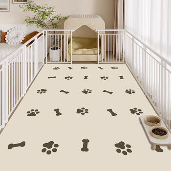 Sang shu pet-specific floor mat pvc waterproof and urine-proof floor mat moisture-proof and dirt-resistant wipeable no-wash pet cat and dog special carpet pet footprints wipe clean 80x160cm