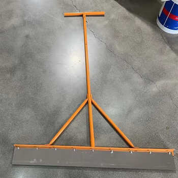 Epoxy cured floor dust shovel floor cleaning self-leveling tool knife 1.2 meter dust shovel (orange color random)