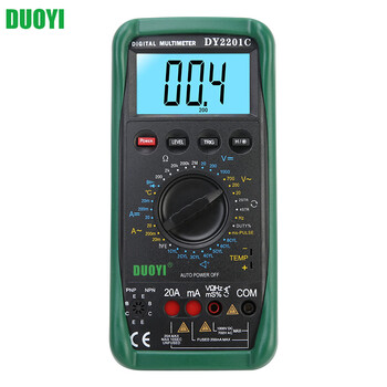 Duoyi multi-digit high-precision electrician repair fully automatic car multimeter car repair car diagnostic instrument dy2201c (screen backlight + pulse width)