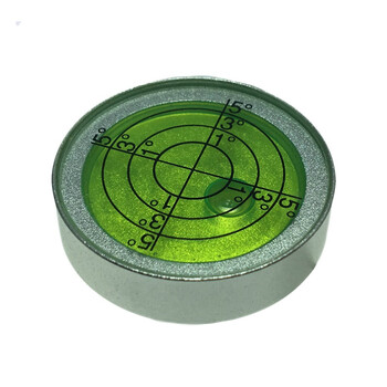 Metal level bubble high-precision small level bubble level circular bubble level correction 30x8 diameter 30*height 8mm (silver green water)
