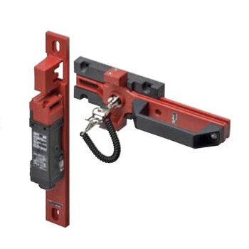 Omron safety door switch electromagnetic lock sliding unit d4sl-nsk10-lk/lkh mechanical lock d4sl-n+d4sl-nsk10-lk (set)