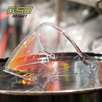 Gsbgsb helmet lens g-263 jet-3 model original special lens transparent, black tea, electroplated lens black and red plated lens