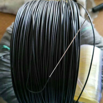 Black iron wire 1.2mm coated iron wire rubber-coated wire binding tape 50 meters wire binding galvanized plastic-coated iron wire black inner diameter 1.5 plasticized 2.4-2.5mm 100 meters
