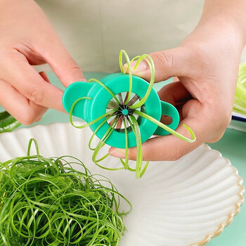 Andena plum blossom shredded onion artifact ultra-fine onion shredded knife kitchen commercial onion slicing knife tool multifunctional vegetable slicer onion shredded 1 pack